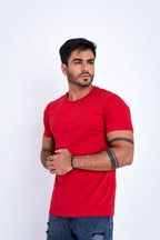 Camiseta Básica Rolty Gola O (Vermelho)