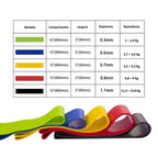 Kit Extensores Elásticos + Mini Bands - Kit Home Fit - Poucas Unidades