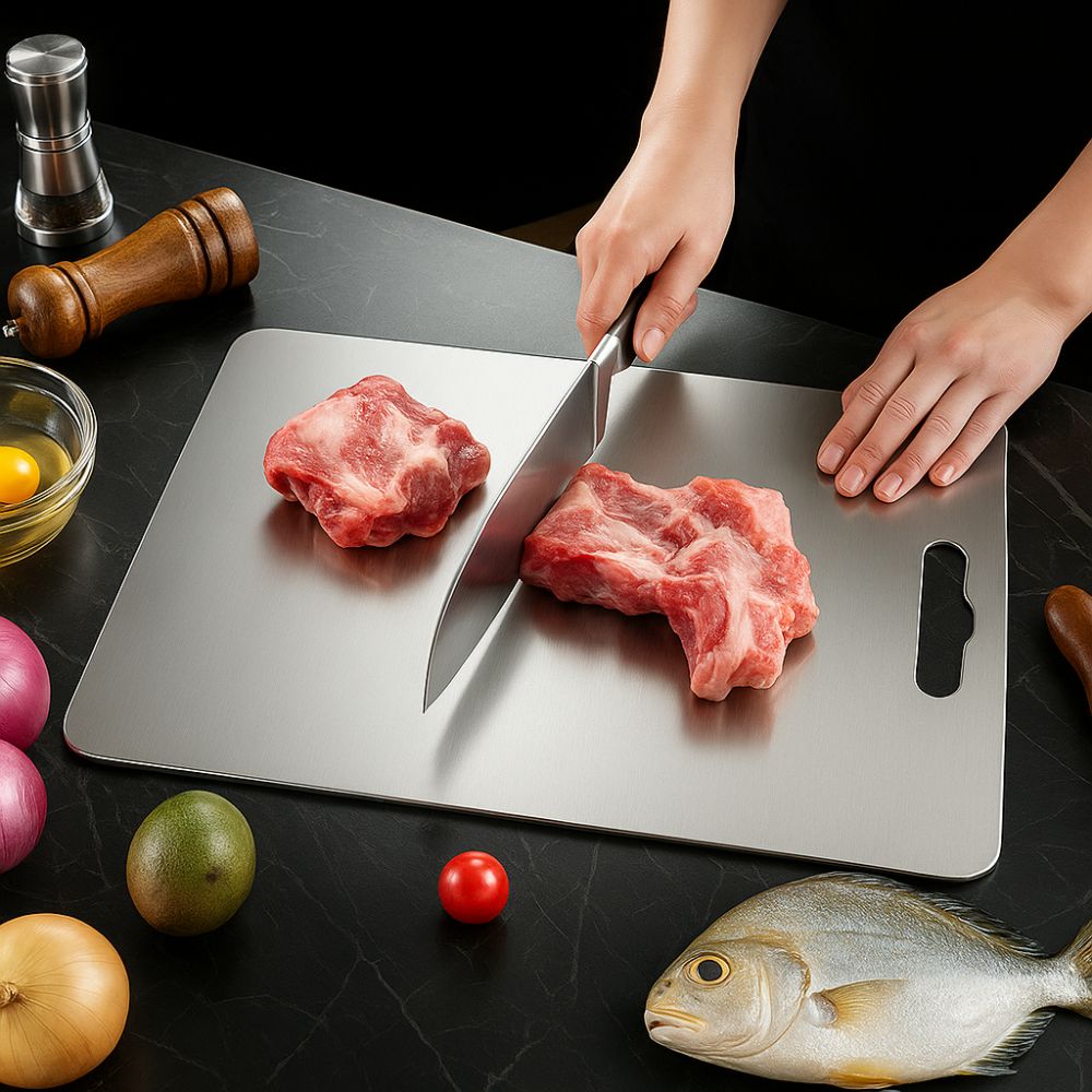Tábua de Cozinha Titanium - Antibacteriana e Antisujeira