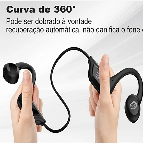 BoneVibe™ – Fone Esportivo de Condução Óssea Bluetooth 5.0