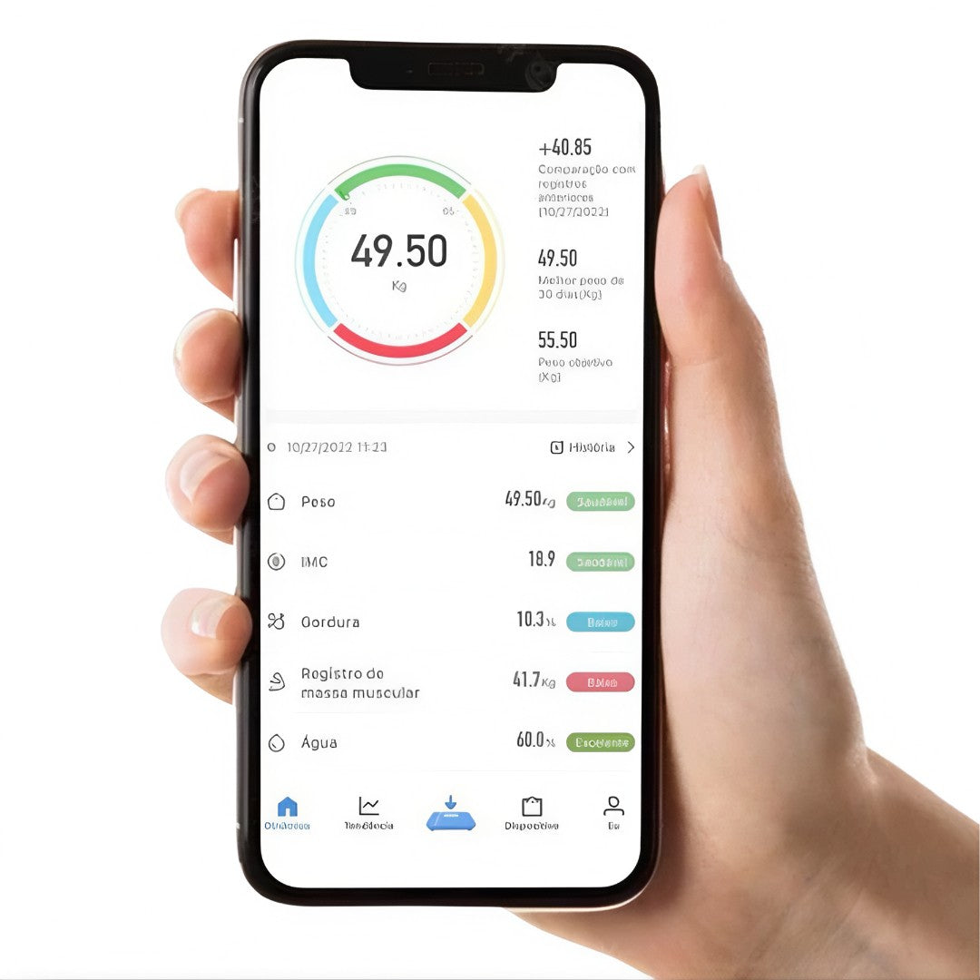 ⚖️ SmartFit Scale™ – Balança Digital Inteligente com Bioimpedância e Bluetooth