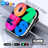 Smartwatch 9 Pro com Carregamento Sem Fio | Tela 2.05” HD, Bateria de Longa Duração, Versão Global – Android & iOS