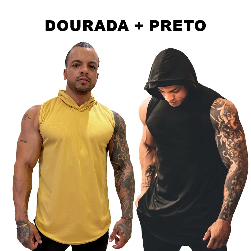 Kit com 2 Regatas Masculina Longline