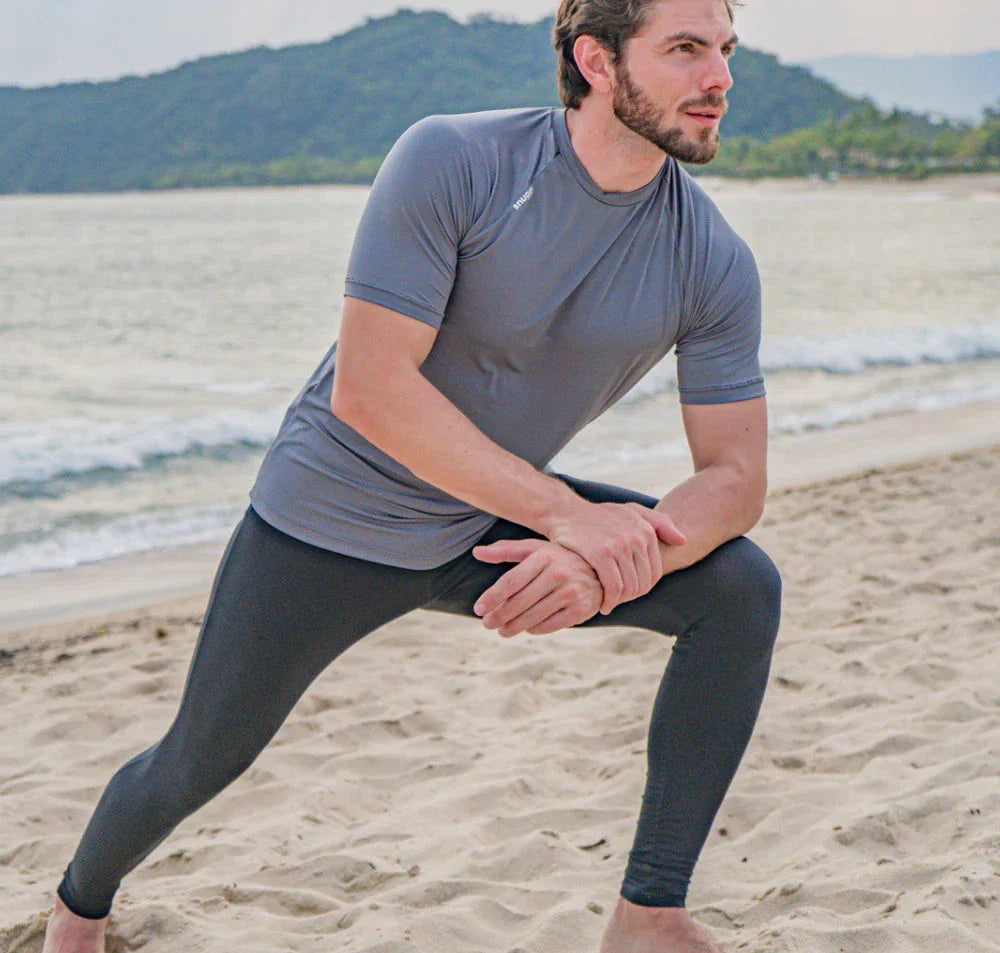 Calça Segunda Pele Masculina com Proteção Solar UV50 – Alta Performance e Conforto em Qualquer Aventura