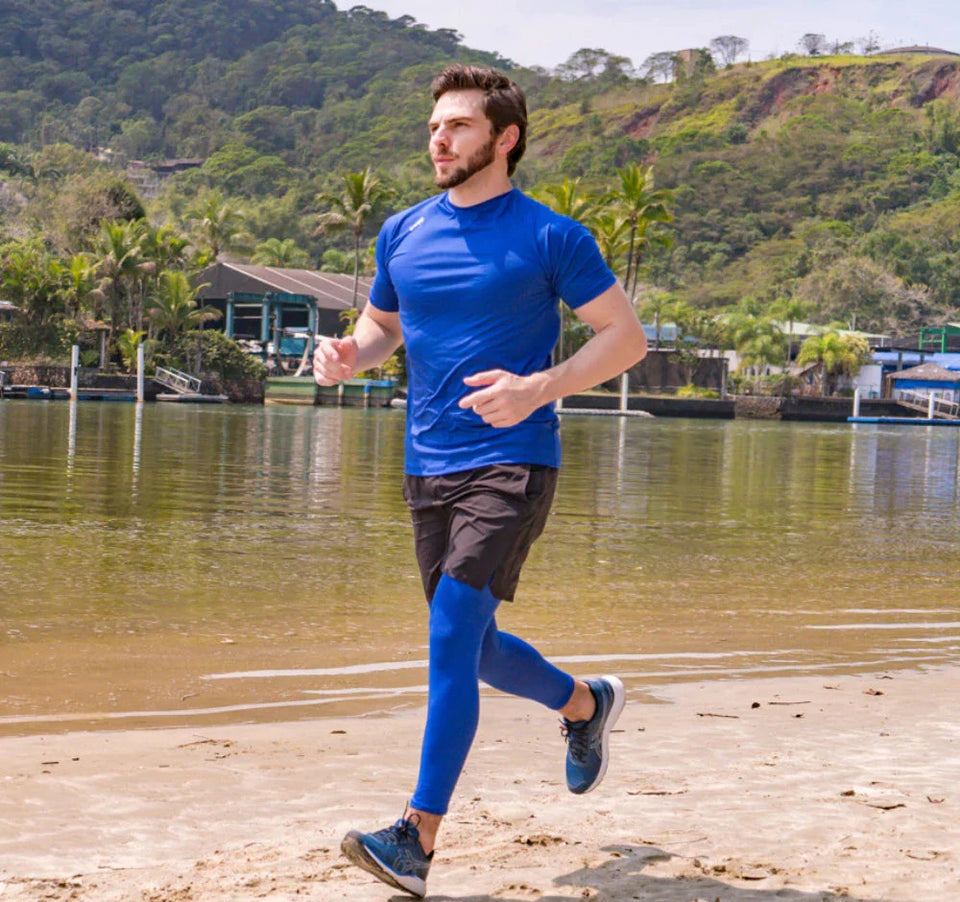 Calça Segunda Pele Masculina com Proteção Solar UV50 – Alta Performance e Conforto em Qualquer Aventura